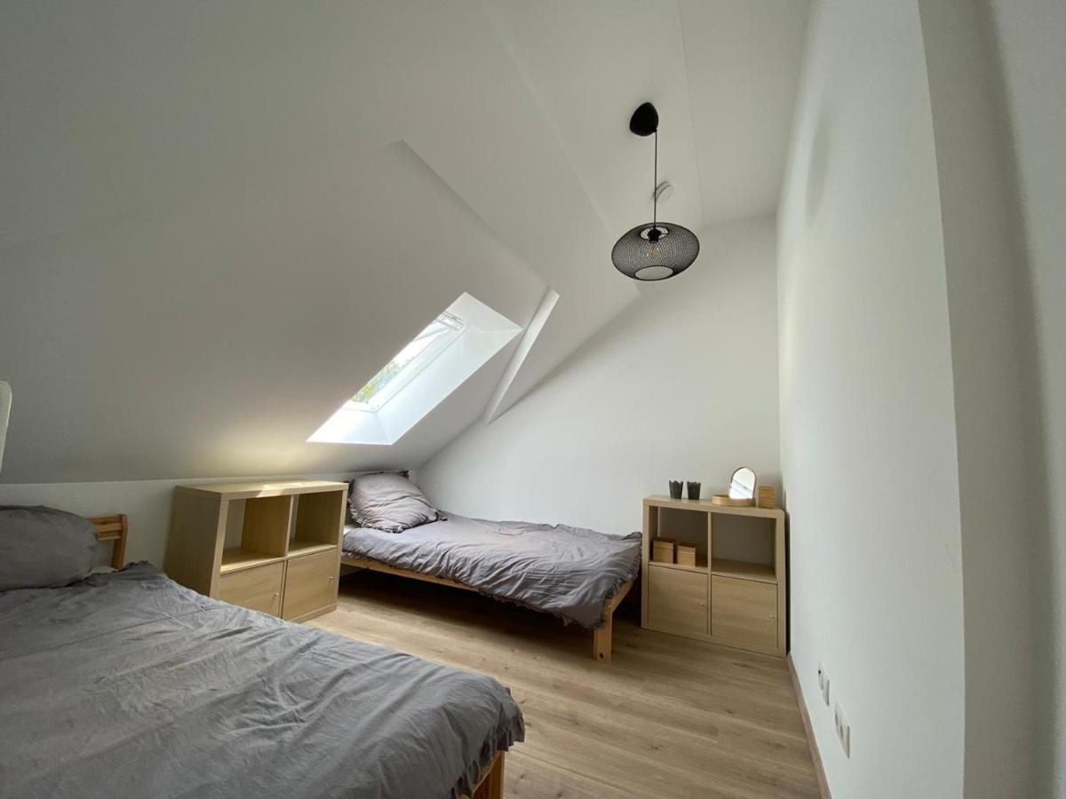 Helle 2 Zi. Wohnung Naehe Flughafen Muenchen Haimhausen  Exterior foto